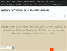 Tablet Screenshot of davidchandler.org